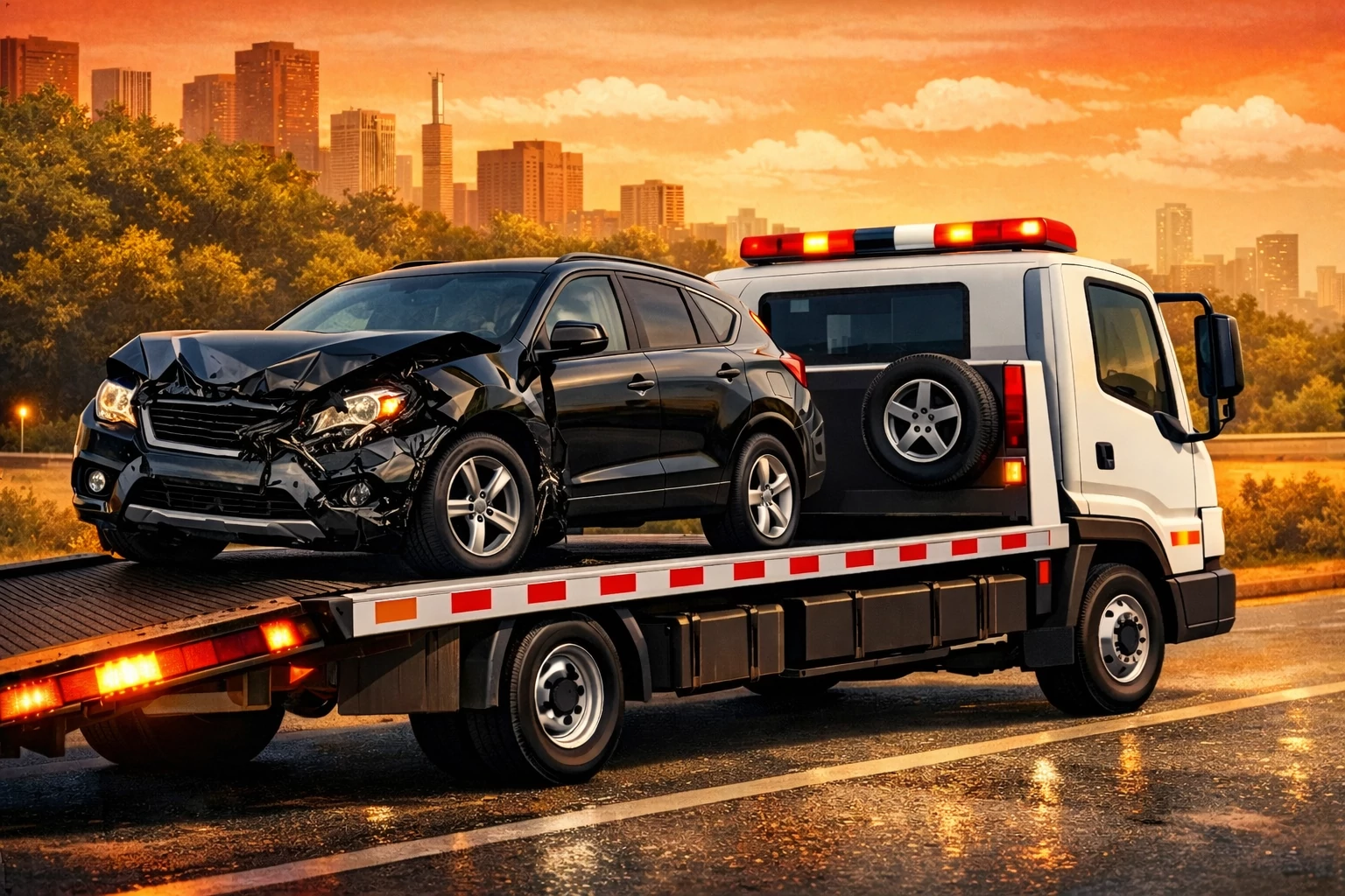 سحب سيارات مصدومة